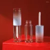 Storage Bottles 100pcs Gradient Lip Gloss Empty Tubes Refillable Container Glaze Tube With Wand Silicone Portable Tool