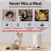 Rojeco 4L Automatische Pet Feeder -Taste Version Food Dispenser Accessoires Smart Control Pet Feeder für Katzen Dog Troy Food 240429