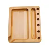 smoke shop Three Angle Wood Rolling Tray Smoking Shop Tray 131*151 mm Handmade Wood Rolling Machine Tobacco Grinder Tray Cigarette Maker