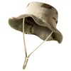 Berets камуфляж Boonie Hat Tactical Bucte Hats Panama Summer Sun Shropeth