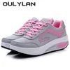 Lässige Schuhe OULLYLAN 2024 Women Sneakers Womenvulcanizedshoes Hochwertige Flatshoes Women Walking Blattform Plus Size Zapatillas Mujer