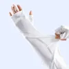 Poussions de genou Protection Soleil Manchons à glace Fashion Soules de bras en mailles en vrac Cycling anti-UV Gants longs