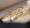 2024 Bracelet de serpent de style Diamonds de qualité de luxe avec bijoux de créateurs ouverts en diamant bijoux bijoux pour lady célèbre fête de mariage Have Box PS4898