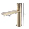 Bathroom Sink Faucets Gold Brush Thermostatic Basin Faucet Copper Brass Frosted Bathroo Constant Creative Wash Mixer