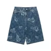 Shorts de taille plus masculine de style polaire de style polaire avec plage hors de la rue coton pur 22rwf