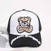 Capsini a sfera 2024 estate di alta qualità colorato di pappagallo orso palma berretto da baseball ricamato per uomo cappello hip hop a maglie regolabile