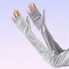 Poussions de genou Protection Soleil Manchons à glace Fashion Soules de bras en mailles en vrac Cycling anti-UV Gants longs