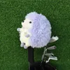 Plush Hedgehog Golf Wood täcker plysch förare djurgolf headcovers roliga golfhuvud täcker samling söt mjuk golfskydd 240415