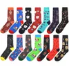 Mens sokken cartoon socken klassieker meias nieuwigheid hoogwaardige clown gitaar sok voor mannen pure katoen calcetines limitos hombre