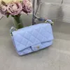 Le dernier petit sac à bandoulière à chaîne de couleurs sac à bandoulière Mode Match Match Diamond Grain Sac 21 * 6 * 15 Ventes directes d'usine de Great