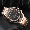 Watch watches AAA 2024 Mens High Quality Watch 5-pin Multi functional European Famous Watch Steel Band Quartz Watch