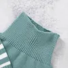 Vêtements Ensembles de vêtements de bébé ensemble tricot né pour fille née garçon à manches longues pantalon de pantalon d'hiver d'hiver d'automne