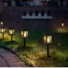 Dekorationen Outdoor Solar Flackerner Kerzenleuchte Kupferdrahtlampe LED Garten Dekoration Lampe wasserdichte hängende Solar Rasenlandschaft Lampe