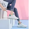 Chaussures de fitness Femmes Blancs en mailles baskets respirant plate rond Runing Femme Spring Summer Fashion Orange Green Zapatos de Mujer