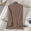 Frauenanzüge hochwertige Stoff Frauen Langarm Blazer Jacken Mantel Business Work tragen Herbst Winter Damen ol Styles Outwear Blaser Blaser