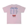 Manieren om te zeggen dat ik van je hou, terug print t -shirts vrouwen oversized retro esthetisch inspiritioneel t -shirt schattige Valentijnsdag TEES cadeaus 240416