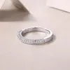 Cluster Rings R13130 Lefei Fashion Luxury Mardy Fine Classic Moissanite Design Pick Star Moon Ring Charm Женщины 925 Серебряные ювелирные украшения