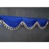 Tafelstoffen Gordijn Swag Tassel Cover Wedding achtergrond Silkrokken Stage achtergrond Graak Partij Banquet Decorator Decoratie