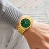 Curren Fashion Design Ultra-Thin Quartz Watches For Men Top Brand rostfritt Steel Band Wristwatch 240422