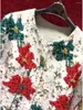 Vestes pour femmes Luxury Industrie lourde perlé de style occidental Western Mid-longueur Jacquard Coat Slemming Temperament 2024 printemps