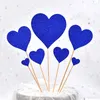 Party Supplies Love Cake Top Hat Memorial Day Decoratiekaart voorstel Rode bruiloft Verjaardag