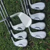 8pcs merk TT200 Golfkop Silver 200Irons Clubs Iron Set 49p 48 Flex Graphitesteel Shaft met hoofdomslag Tour EDG 240430