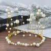 Forniture per feste Crown Cake Topper Pearl Happy Birthday Toppers Decor di fidanzamento del matrimonio