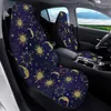 Autositzabdeckungen Nachthimmel Sonnenmond himmlisch Astronomie Beschützer Sternenerblatt vordere Abdeckung einzigartig