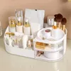 Boîtes de rangement Boîte de maquillage Organisateur COMPTORTER avec tiroirs à traction pour le dortoir du salon de la salle de bain