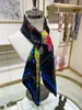 Twill Seidenschal Womens Tier Bilddruck H Square Schal Mode vielseitige Wrap Weibliche Foulard großer Hijab -Schal -Neckerchief