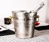 Luxury espesado Gran 304 Bardo de hielo de acero inoxidable cubo de champán cubos de almacenamiento de cocina enfriadores de vino enfriadores 5L6747783