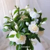 Fiori decorativi decorazione del matrimonio tavolo da pranzo fiore artificiale Simulazione finta gardenia falsa