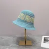 Projektant Bucket Hat Wide Brim for Women Luksusowe wakacje na plaży Słońce zapobiegają Casquette