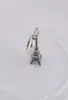 Эйфелева башня Chrams выводы ювелирных изделий Компоненты подвески для бусин S925 Серебряные серебряные прилеги