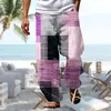 Herenbroek Resort 3D Gedrukte Casual broek Elastische taille Drawing Losse fit rechte been Summer Beach 36 Board shorts