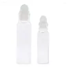 Storage Bottles 1/5 5ml / 10ml Glass Roller Bottle Empty Clear Tube Makeup Essence With Ball