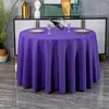 Panno da tavolo B102Tablecloth El Wedding Banquet Restauranti Europeo Fabric semplice tovaglia rotonda
