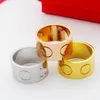 Nuovo designer classico ad alta vite ad alta vite Donne Domande Ama Anelli 3 Colori 6/7/8/9 Acciade inossidabile Rings Fashi