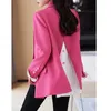 Abiti da donna Qoerlin S-4xl Elegante patchwork Blazer Blazer Blazer Blazer Office da donna a manica lunga