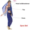 Stage desgaste de Bellydance Bollywood Oriental Sari dance Caderinas de transmissão do terno de transmissão Vacione Case Feminino Pants Mulheres