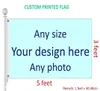 3x5 Fuß Custom Flag und Banner jedes Logo jeder Farbe 100D Polyester Digitaldruck W Well Cover TROMTS3281637