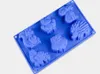 Kangaroo Turtle Frog Cake Pan Mold Flexible Siliconen Soap Mold voor handgemaakte zeep Candle Candy Bakeware Baking Molds Kitchen Tools9497480