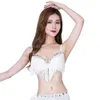 Weargher Scary Halter Top Belly Dance Bra Fashion Polyester Rhinestones Show Costumes Festival latin Rave