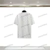 xinxinbuy Men designer Tee t shirt 2024 Italy Chessboard grid Letter jacquard Towel fabric Relief jacquard short sleeve cotton women black S-XL