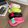 Terlik Kadın Bowknot Yaz Rahat Yumuşak Yumuşak Eva Slayt Sandalet Evi Açık Mekan Anti-Sıkıcı Giyim Dirençli Plaj Flip Flops