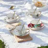 SET DI ATTUALI A TEFE CERAMICA CARAMICA SET TEA DI TECA CREATIVO CAPPE CREATIVE CAPPEGGIO CONTENI A TEFALE DI PORCELLINE SET TEACHE CAFFERTA