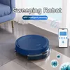 3 em 1 App Control Remote Robot Limpador Smart Super Salm Silencie e aspirador Máquina de limpeza Sweeper para uso em casa 240418