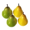 Décoration de fête Artificial Pear Fruit Ornement Pographie Propings Modèles DÉCOR DÉCORS AIDES D'ADMITION FINES SIMULATION ONURMENTS