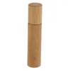 Bouteilles de rangement 10 ml de bambou naturel rechargeable à huile essentielle vide parfum parfum parfum Scent