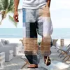 Herenbroek Resort 3D Gedrukte Casual broek Elastische taille Drawing Losse fit rechte been Summer Beach 36 Board shorts